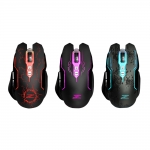 Multiple styles black cool wired gaming mouse